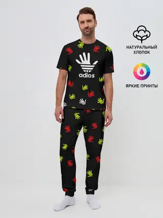 Мужская пижама с брюками / Adios