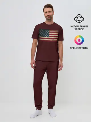 Мужская пижама с брюками / USA