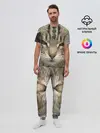 Мужская пижама с брюками / Кот