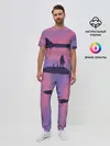 Мужская пижама с брюками / Закат Солнце