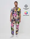 Мужская пижама с брюками / МНого персонажей