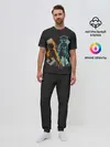 Мужская пижама с брюками / Logo Hunter с персонажами