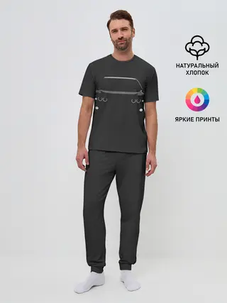 Мужская пижама с брюками / BMW