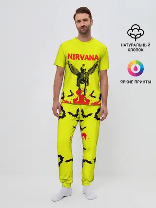 Мужская пижама с брюками / NIRVANA