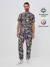 Мужская пижама с брюками / Pop art