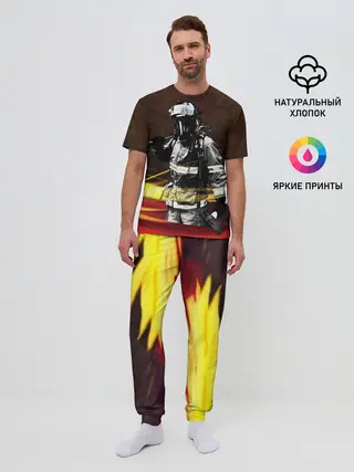 Мужская пижама с брюками / Спасатель