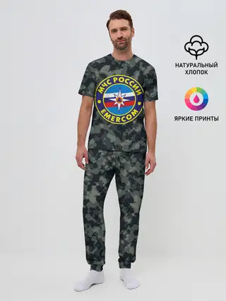 Мужская пижама с брюками / МЧС России