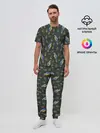 Мужская пижама с брюками / Попугай Ара