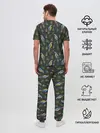 Мужская пижама с брюками / Попугай Ара