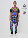 Мужская пижама с брюками / Neon tiger