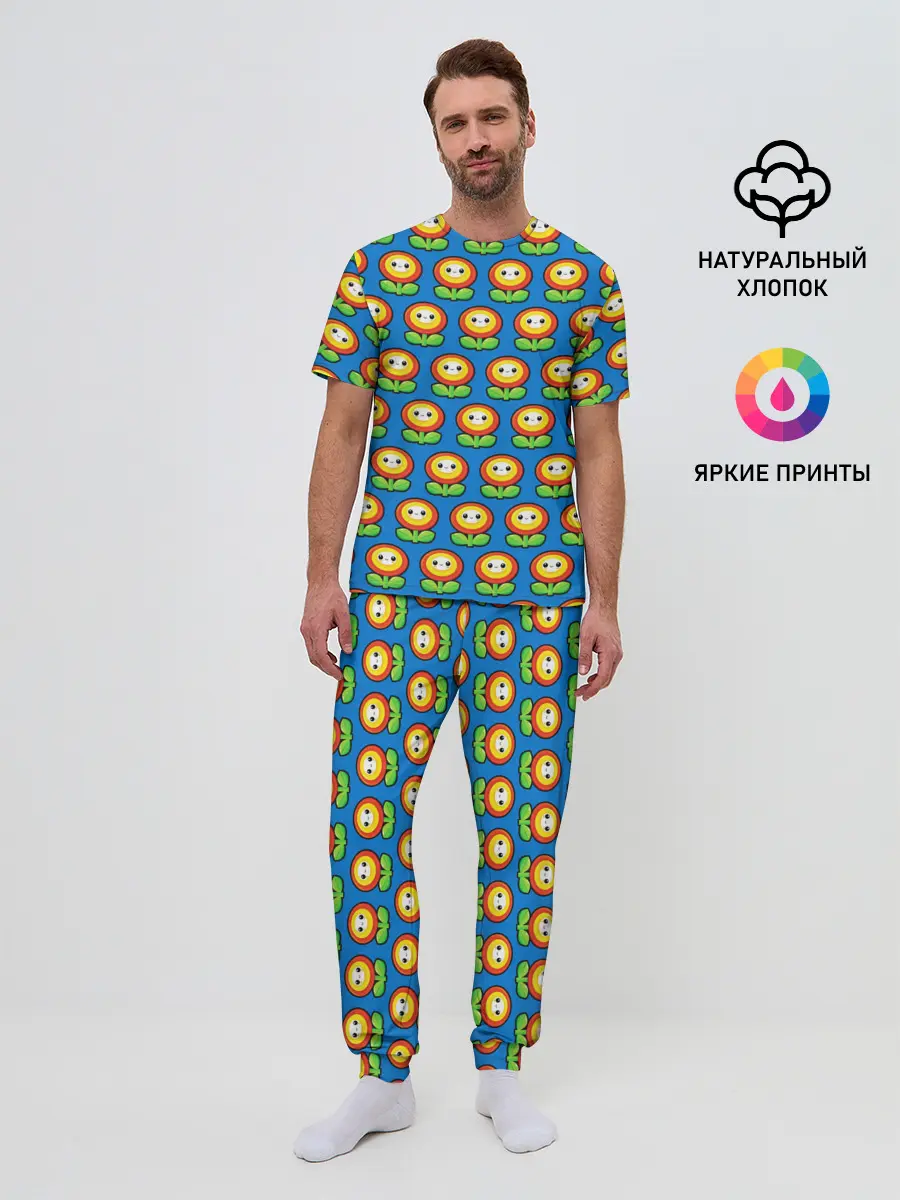 Мужская пижама с брюками / Super Mario