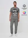 Мужская пижама с брюками / Череп