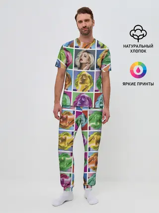 Мужская пижама с брюками / Buzova pop-art