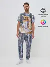 Мужская пижама с брюками / Золотистый Ретривер