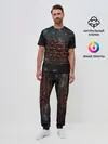 Мужская пижама с брюками / сеть