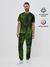 Мужская пижама с брюками / Текстура.