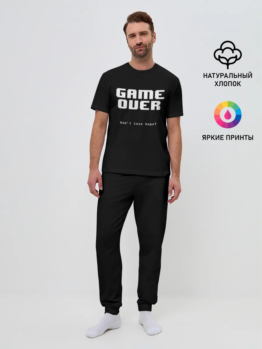 Мужская пижама с брюками / UNDERTALE GAME OVER