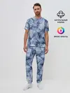 Мужская пижама с брюками / Текстура.