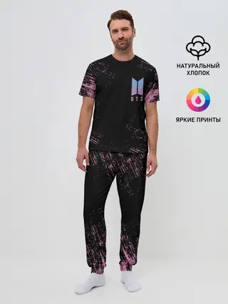 Мужская пижама с брюками / BTS