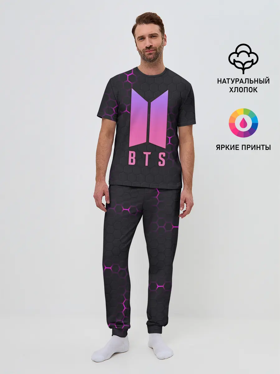 Мужская пижама с брюками / BTS