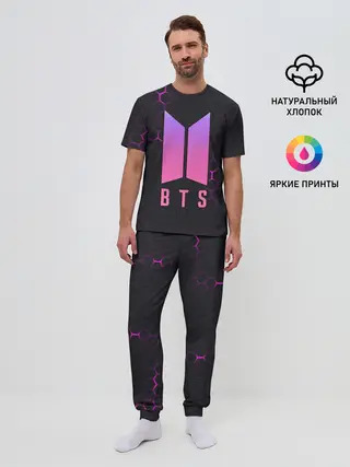 Мужская пижама с брюками / BTS
