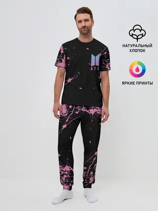 Мужская пижама с брюками / BTS