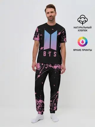 Мужская пижама с брюками / BTS