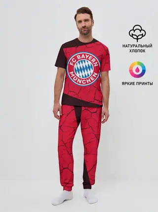 Мужская пижама с брюками / FC BAYERN / БАВАРИЯ