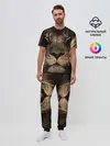 Мужская пижама с брюками / Лев