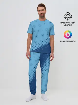 Мужская пижама с брюками / SSC NAPOLI / Наполи