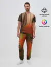 Мужская пижама с брюками / Осенний лес