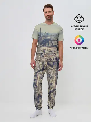 Мужская пижама с брюками / Париж