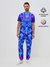 Мужская пижама с брюками / Оптическая иллюзия
