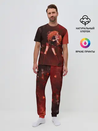 Мужская пижама с брюками / Джунко Эношима
