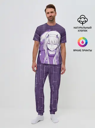 Мужская пижама с брюками / Zero Two brickwall