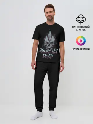 Мужская пижама с брюками / PUNKS NOT DEAD