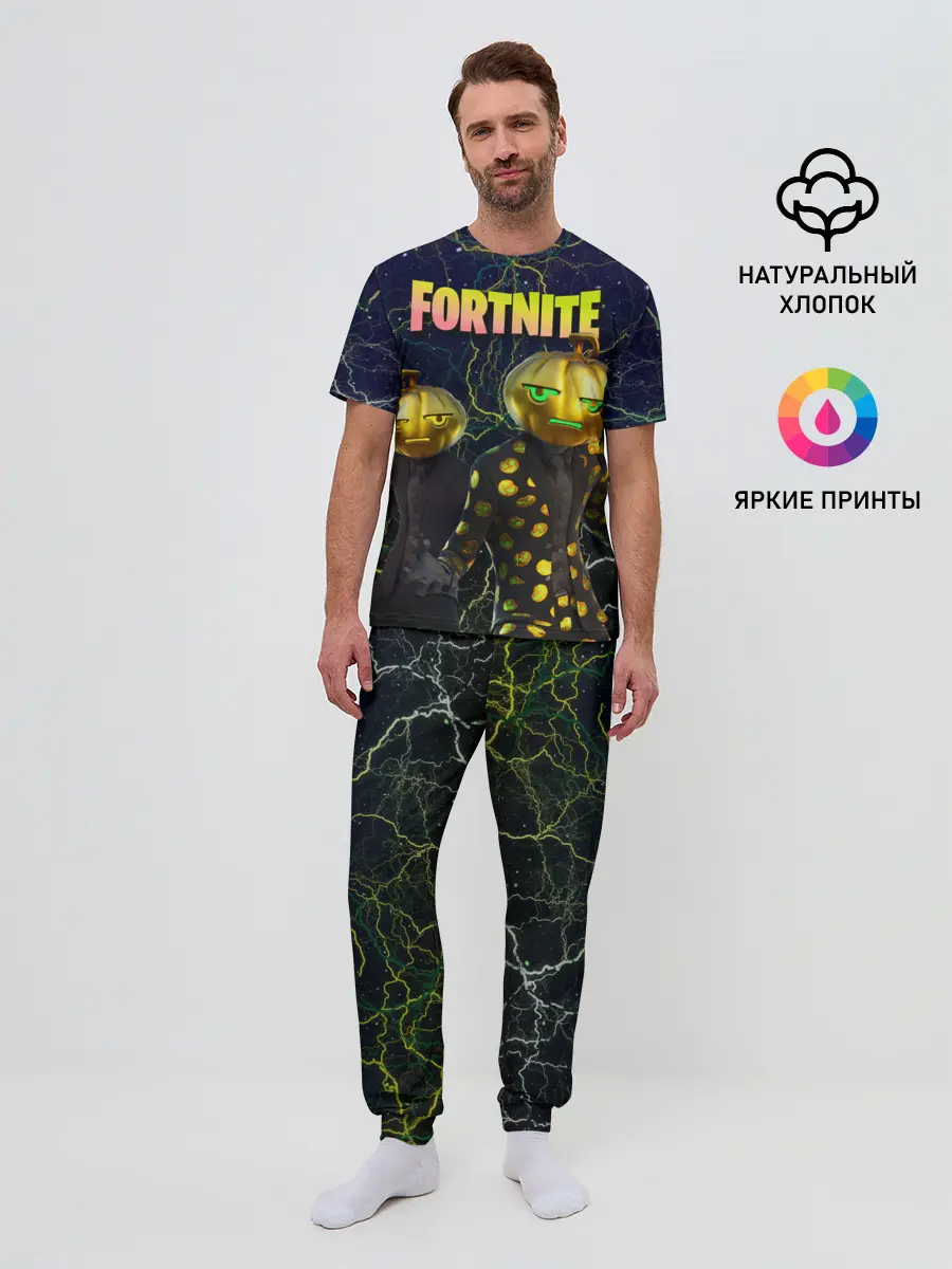 Мужская пижама с брюками / Fortnite Jack Gourdon