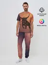 Мужская пижама с брюками / Символ года 2021 Бык