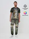Мужская пижама с брюками / ТИГР В ЛЕСУ