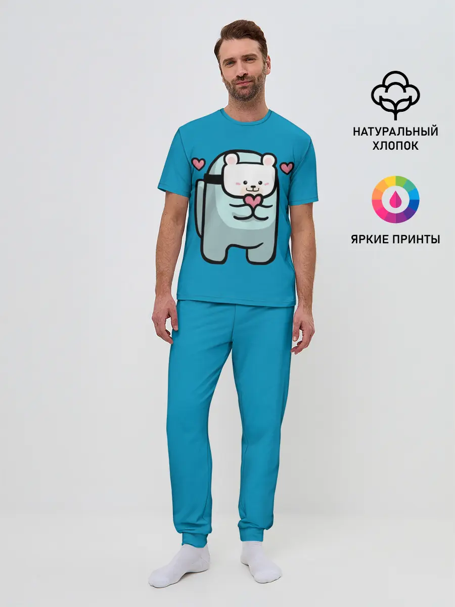 Мужская пижама с брюками / Nyan Cat