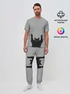 Мужская пижама с брюками / Кот сдается
