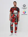 Мужская пижама с брюками / Автомобили