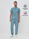 Мужская пижама с брюками / Море волнуется