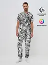 Мужская пижама с брюками / Граффити