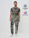 Мужская пижама с брюками / Кошка