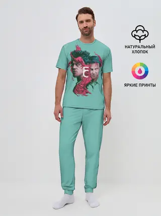 Мужская пижама с брюками / Бойцовский клуб