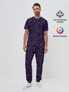 Мужская пижама с брюками / 2020 год