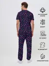 Мужская пижама с брюками / 2020 год