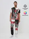Мужская пижама с брюками / Самурай Samurai