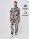 Мужская пижама с брюками / Programming stickers